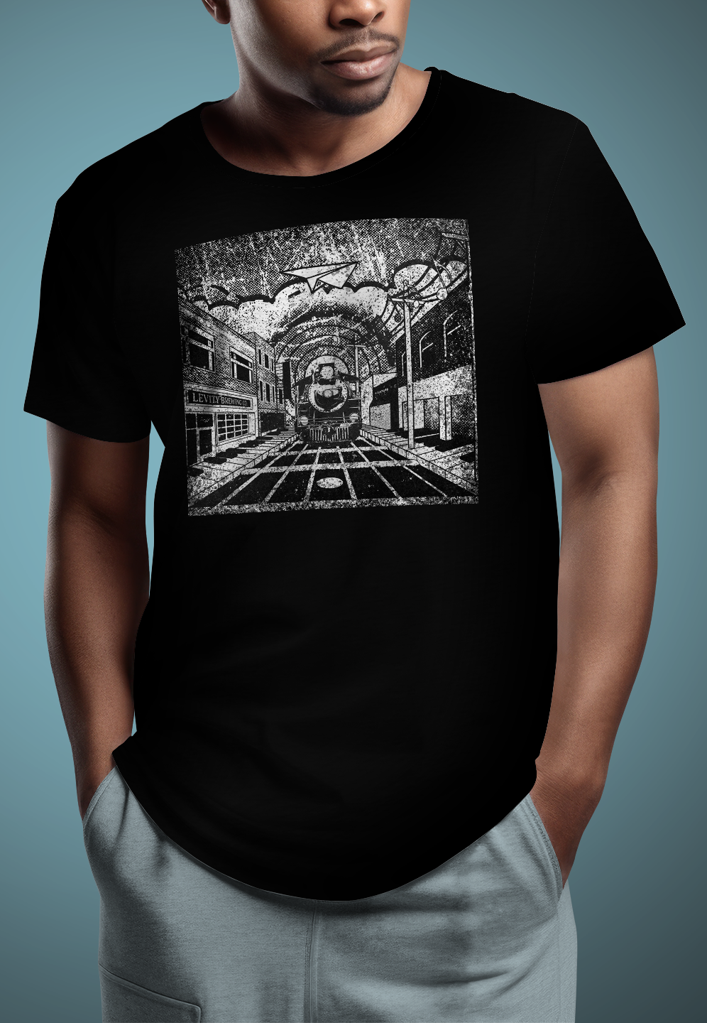 Levity T-shirt Mockup